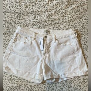 NWT J. Crew White Jean Shorts